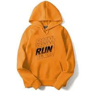 Black Run Design Printed Hoodies